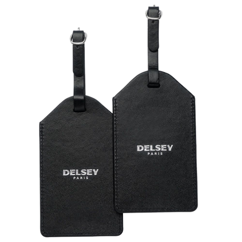 خرید تگ اسم و ادرس دلسی رنگ قرمز دو تکه دلسی ایران - delsey paris  HANGTAGS  00394001000 delseyiran