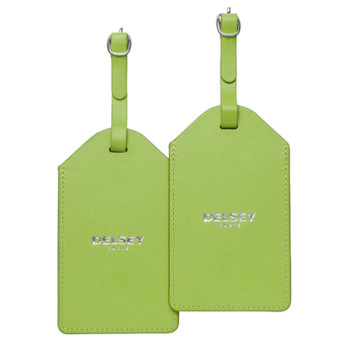 خرید تگ اسم و ادرس دلسی رنگ قرمز دو تکه دلسی ایران - delsey paris HANGTAGS  00394001013 delseyiran