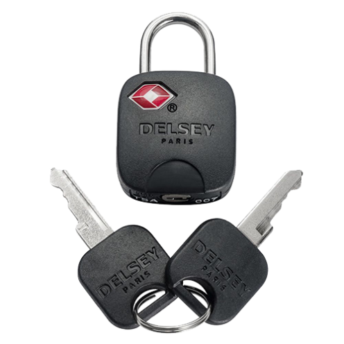 قفل کلیدی دلسی رنگ مشکی - delsey paris 00394006100 / LOCKS