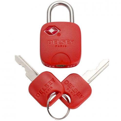 قفل کلیدی دلسی رنگ قرمز - delsey paris LOCKS 00394006104