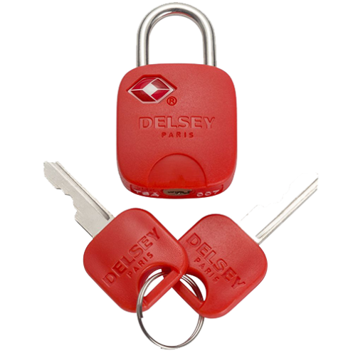 قفل کلیدی دلسی رنگ قرمز - delsey paris LOCKS 00394006104
