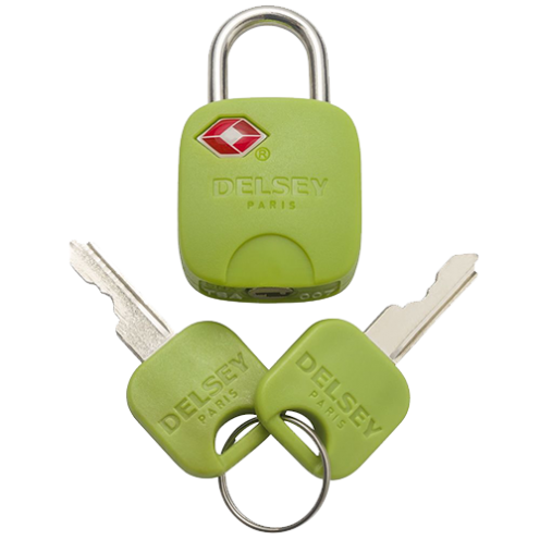 خرید قفل کلیدی دلسی رنگ سبز - delsey paris 00394006113 LOCKS