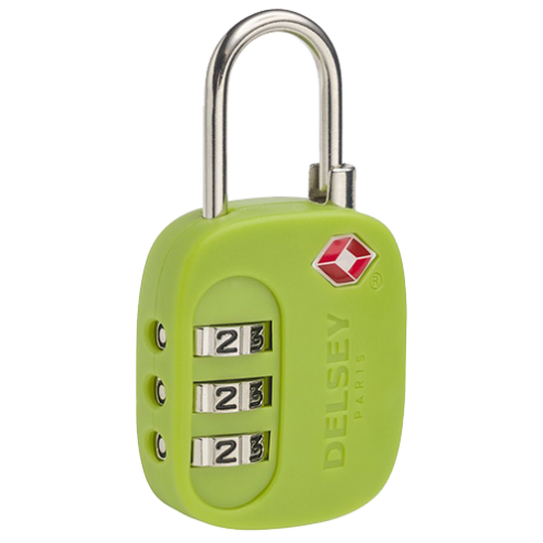 قفل TSA رمزی دلسی رنگ سبز- delsey paris LOCKS 00394021013