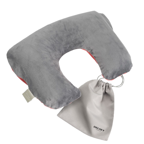 بالشت گردنی بادی دلسی رنگ قرمز - delsey paris SLEEPING ITEMS 00394026004