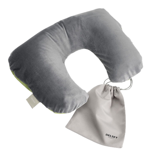 بالشت گردنی بادی دلسی رنگ سبز - delsey paris SLEEPING ITEMS 00394026013