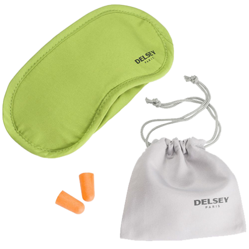 چشم بند و گوش بند دلسی رنگ کاکتوسی - delsey paris SLEEPING ITEMS 00394003013