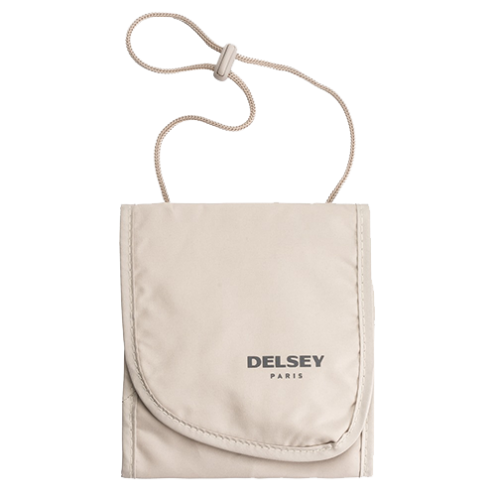 خرید کیف گردنی پاسپورتی دلسی رنگ کرم دلسی ایران - delsey paris  SECURITY BAGS  00394031017 delseyiran