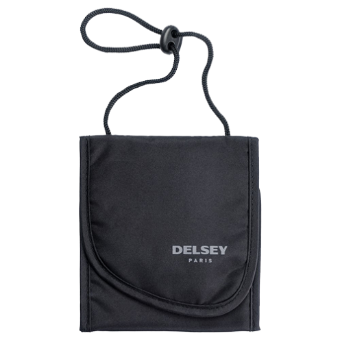 خرید کیف گردنی پاسپورتی دلسی رنگ مشکی دلسی ایران - delsey paris  SECURITY BAGS  00394031000 delseyiran