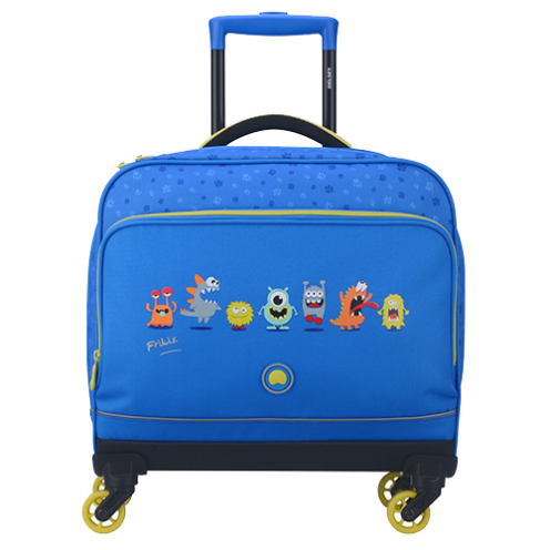 خرید کیف چرخ دار مدرسه ای افقی کودک دلسی پاریس مدل هیولا رنگ آبی دلسی ایران - DELSEY PARIS BACK TO SCHOOL 2017 00339445202 delseyiran