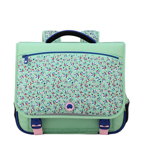خرید کیف مدرسه ای کودک دلسی پاریس مدل گلها رنگ سبز دلسی ایران - DELSEY PARIS BACK TO SCHOOL 2017 00339438023 delseyiran
