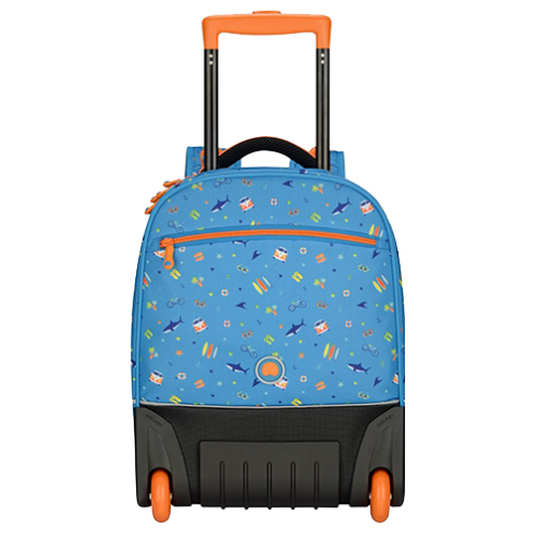 خرید کوله پشتی چرخ دار عمودی کودک دلسی پاریس مدل کنار دریا رنگ آبی دلسی ایران - DELSEY PARIS BACK TO SCHOOL 2017 00339465022 delseyiran