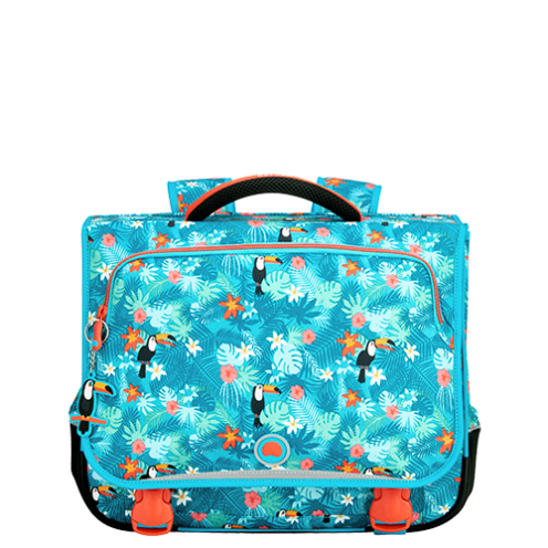 خرید کیف و کوله پشتی مدرسه ای کودک دلسی پاریس رنگ آبی مدل استوایی  دلسی ایران - DELSEY PARIS BACK TO SCHOOL 2018 00339338012 delseyiran