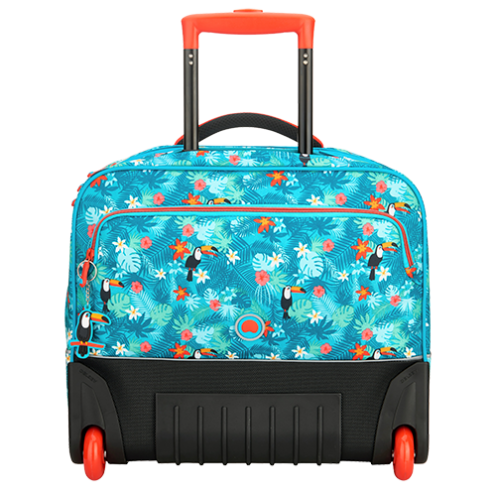 خرید کوله پشتی چرخ دار افقی کودک دلسی پاریس مدل آبی استوایی دلسی ایران - DELSEY PARIS BACK TO SCHOOL 2018 00339365112 delseyiran