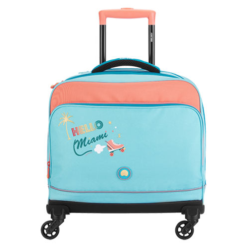 خرید کیف چرخ دار مدرسه ای افقی کودک دلسی پاریس رنگ آبی دلسی ایران - DELSEY SCHOOLBAG 4-WHEEL 2019 00339245212 delseyiran