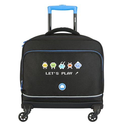 قیمت و خرید کیف چرخ دار مدرسه ای افقی کودک دلسی پاریس رنگ مشکی دلسی ایران - DELSEY SCHOOLBAG 4-WHEEL 2019 00339245200 delseyiran
