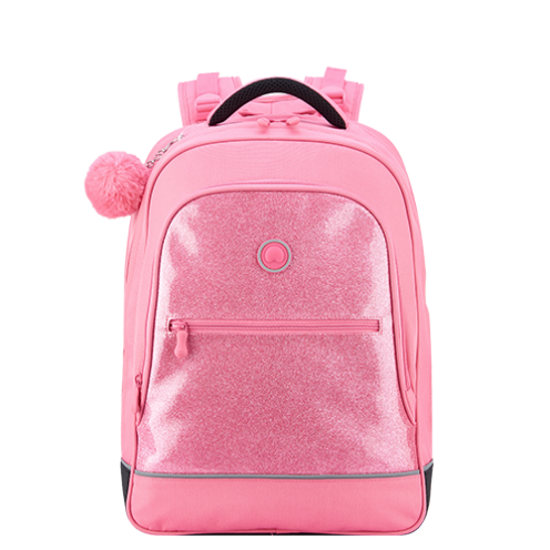 قیمت کوله پشتی دلسی مدرسه ای 15.6 اینچ 2 تبله دلسی پاریس رنگ صورتی دلسی ایران - DELSEY PARIS TROLLEY BACKPACK 00339262109 delseyiran