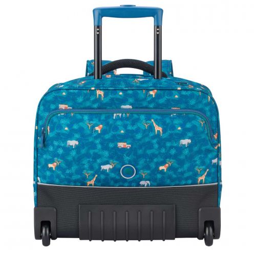 خرید کیف چرخ دار مدرسه ای افقی 15.6 اینچ کودک دلسی پاریس رنگ خاکی دلسی ایران - DELSEY PARIS TROLLEY BACKPACK 2019 00339265103 delseyiran