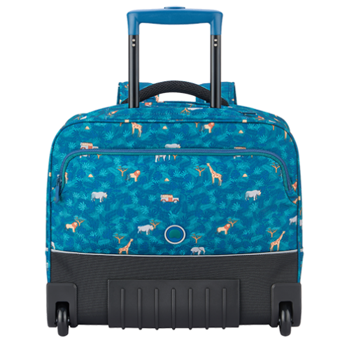 خرید کیف چرخ دار مدرسه ای افقی 15.6 اینچ کودک دلسی پاریس رنگ خاکی دلسی ایران - DELSEY PARIS TROLLEY BACKPACK 2019 00339265103 delseyiran