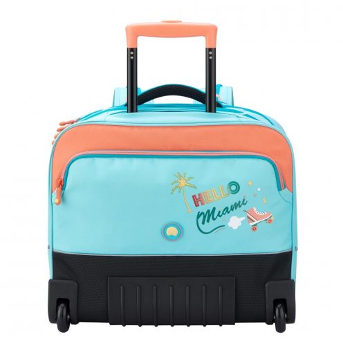 خرید کیف چرخ دار مدرسه ای افقی 15.6 اینچ کودک دلسی پاریس رنگ  آبی دلسی ایران - DELSEY PARIS TROLLEY BACKPACK 2019 00339265112 delseyiran