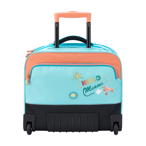 خرید کیف چرخ دار مدرسه ای افقی 15.6 اینچ کودک دلسی پاریس رنگ  آبی دلسی ایران - DELSEY PARIS TROLLEY BACKPACK 2019 00339265112 delseyiran