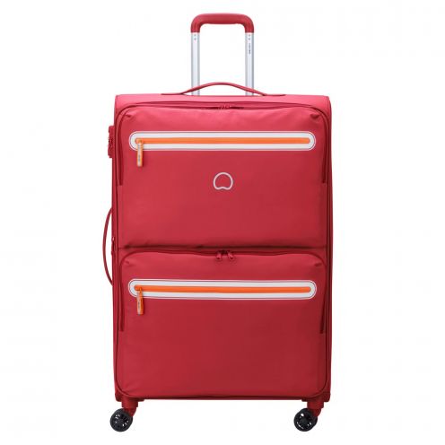 خرید چمدان دلسی مدل کارنوت سایز بزرگ رنگ قرمز دلسی ایران  -DELSEY PARIS CARNOT 00303882109 delseyiran