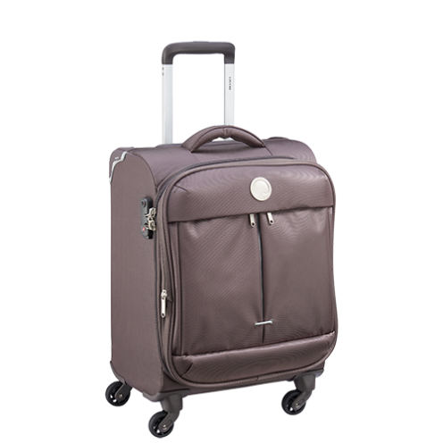 خرید چمدان مسافرتی دلسی پاریس مدل فلایت لایت سایز کابین رنگ فندقی دلسی ایران -DELSEY PARIS  FLIGHT LITE 0023380126 delseyiran