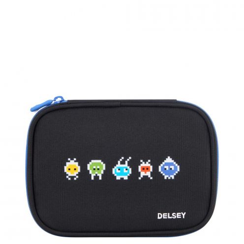 قیمت جامدادی بزرگ مدرسه ای کودک دلسی پاریس رنگ مشکی دلسی ایران - DELSEY PARIS  LARGE PENCIL BOX 2019 00339217500delseyiran