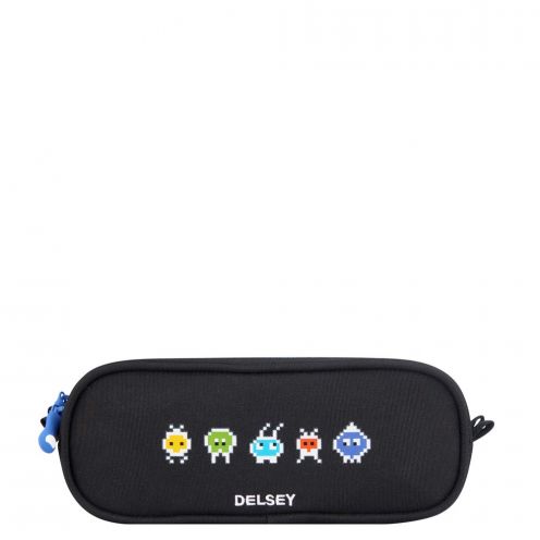 جامدادی بزرگ مدرسه ای کودک 2 تبله دلسی پاریس خاکی دلسی ایران - DELSEY PARIS  PENCIL CASE 00339217300 delseyiran