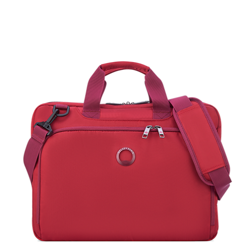 قیمت کیف دستی زنانه دلسی مدل اس پله نید یک تبله 15.6 اینچ رنگ قرمز دلسی ایران  - delsey paris LADIES SATCHEL 1 - CPT 00394216704 delseyiran