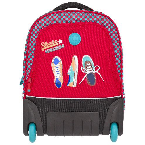 خرید کوله پشتی چرخ دار عمودی کودک دلسی پاریس مدل 2015 رنگ قرمز دلسی ایران - DELSEY PARIS BACK TO SCHOOL 2015 00339665004 delseyiran