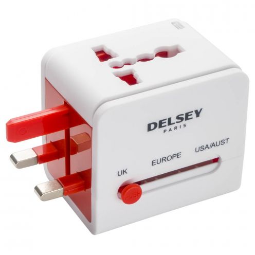 خرید آداپتور برق دلسی رنگ سفید دلسی ایران – TN UNIVERSAL ELECTRICAL ADAPTOR 00235282002 delseyiran