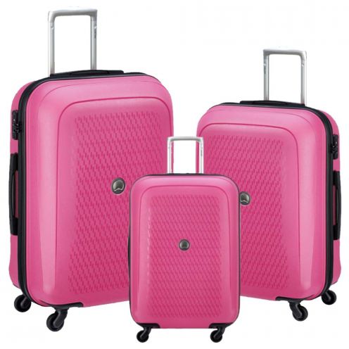 خرید ست کامل چمدان مسافرتی دلسی پاریس مدل نیو تاسمان سایز کوچک ، متوسط و بزرگ رنگ صورتی چمدان ایران – DELSEY PARIS NEW TASMAN 01310098519 chamedaniran