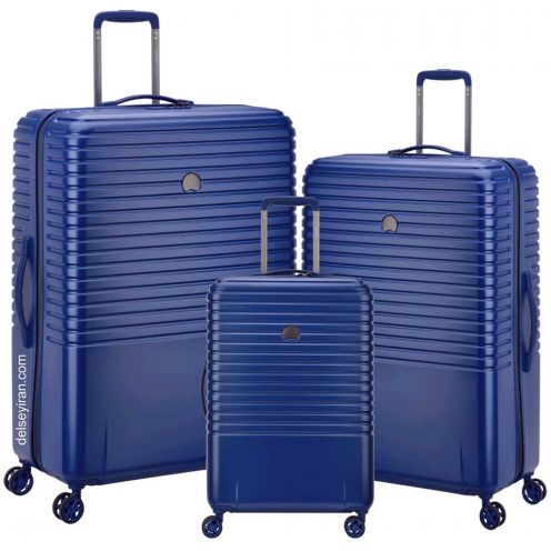 خرید ست کامل چمدان مسافرتی دلسی ایران مدل کامارتین پلاس سایز کابین ، متوسط و بزرگ رنگ آبی دلسی پاریس – CAUMARTIN PLUS DELSEY  PARIS 00207898002 delseyiran