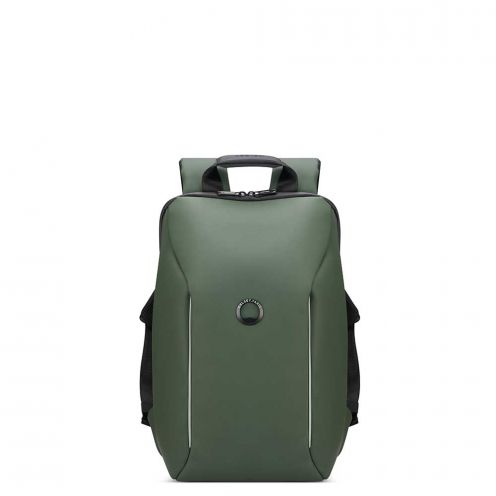 خرید کوله پشتی لپ تاپی دلسی مدل سکیورین رنگ سبز دلسی ایران - DELSEY PARIS SECURAIN BACKPACK 00102061013 delseyiran