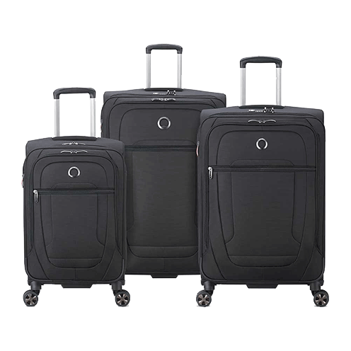 قیمت و خرید سری کامل چمدان دلسی رنگ مشکی مدل هلیوم دی لوکس دلسی ایران – delseyiran HELIUM DLX 00239798800 DELSEY 