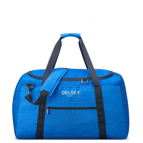 خرید ساک دستی تاشو دلسی مدل نوماد 65 سانتی متر ارتفاع رنگ آبی دلسی ایران - delsey paris NOMADE FOLDABLE BAG 00333540502 delseyiran