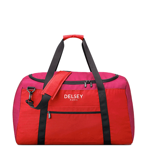 خرید ساک دستی تاشو دلسی مدل نوماد 65 سانتی متر ارتفاع رنگ صورتی دلسی ایران - delsey paris NOMADE FOLDABLE BAG 00333540509 delseyiran