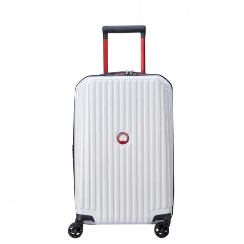 خرید چمدان دلسی مدل سکیور تایم فرمول 1  سایز کابین رنگ سفید دلسی ایران - delsey paris   SECURITIME ZIP   00217380157 delseyiran