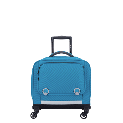 خرید و قیمت کیف چرخ دار مدرسه ای 15.6 اینچ دلسی پاریس رنگ آبی دلسی ایران - DELSEY PARIS HORIZONTAL TROLLEY BACKPACK 00339145232 delseyiran
