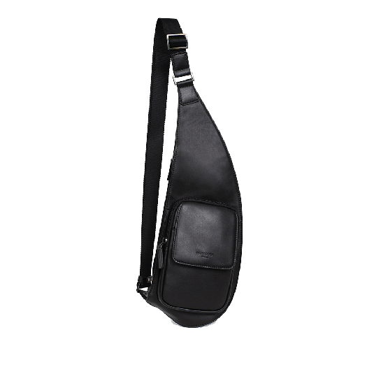 خرید کیف دوشی هگزاگونا مدل سافت استودیو رنگ مشکی چمدان ایران - 2298590100 HEXAGONA SOFT STUDIO Waist bag - Leather