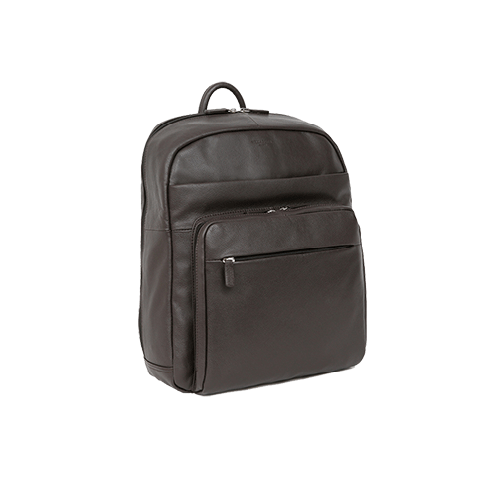 خرید کوله پشتی لپ تاپ هگزاگونا 13 اینچ مدل کانفورت رنگ قهوه ای تیره چمدان ایران - HEXAGONA CONFORT Backpack 13" 4613512000