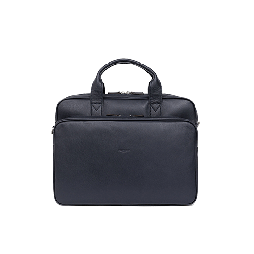 خرید کیف اداری هگزاگونا چرم مدل کانفورت رنگ سرمه ای تیره چمدان ایران - 4630862100 HEXAGONA Briefcase Leather