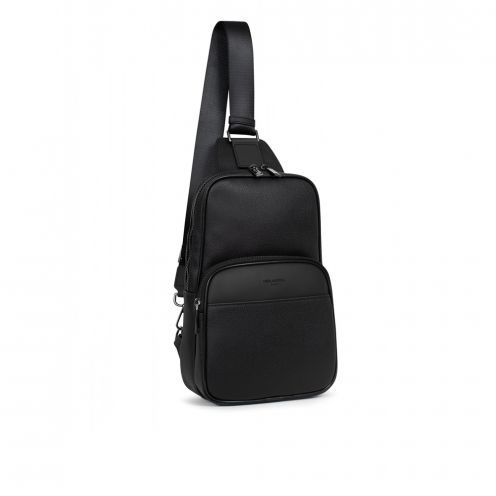 خرید کیف دوشی تک بند کراس تریپ هگزاگونا مدل اودیسه رنگ مشکی چمدان ایران - 4899330100 HEXAGONA BAG ODYSSEY