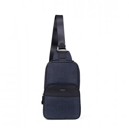 خرید کیف تک بند هگزاگونا مدل مرکور رنگ آبی چمدان ایران - 9857393700 HEXAGONA Waist bag MERCURE
