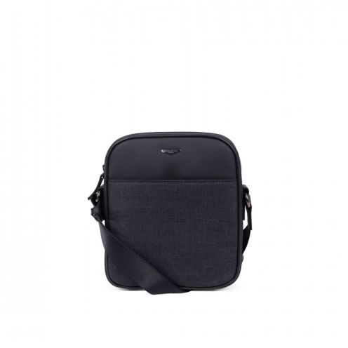 خرید کیف دوشی هگزاگونا مدل مرکور رنگ خاکستری چمدان ایران - 9857443300 HEXAGONA Messenger bag MERCURE