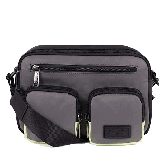 خرید کیف دوشی هگزاگونا مدل بامپ رنگ سبز چمدان ایران - HEXAGONA Messenger bag BUMP / 6390253350