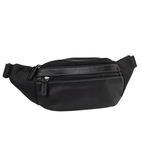 خرید کیف دوشی هگزاگونا پاریس مدل تراول رنگ مشکی چمدان ایران - 2911160100 HEXAGONA PARIS HEXAGONA Bum-bag - Nylon TRAVEL