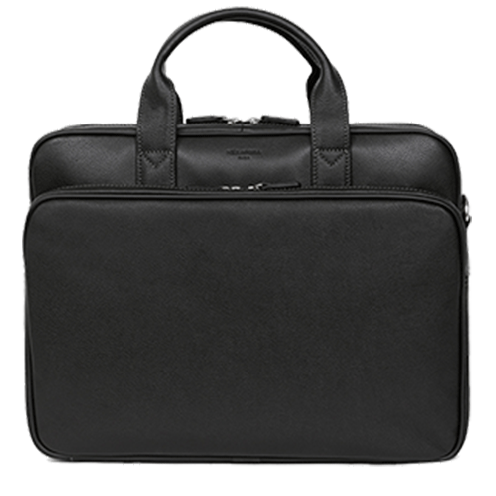خرید کیف اداری هگزاگونا چرم مدل کانفورت رنگ مشکی چمدان ایران - 4630860100 HEXAGONA Briefcase Leather
