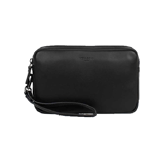 خرید کیف دستی هگزاگونا مدل سافت استودیو رنگ مشکی چمدان ایران - HEXAGONA SOFT STUDIO Clutch bag with wrist strap Soft leather 2299980100