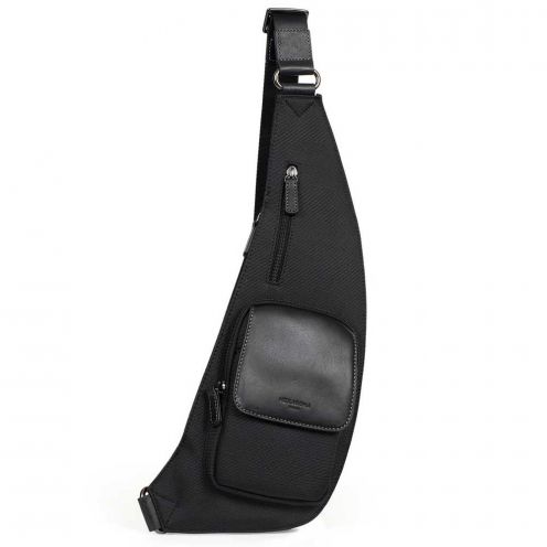 خرید کیف دوشی هگزاگونا تک بند مدل تراول رنگ مشکی چمدان ایران - HEXAGONA Monostrap backpack 2991550100